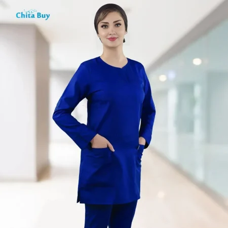 ست اسکراب آبی شالی