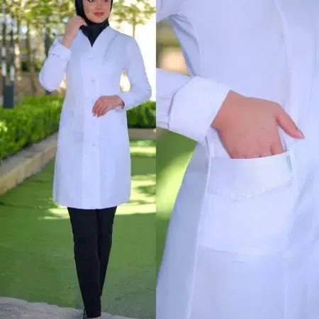 روپوش پزشکی مدل صدف