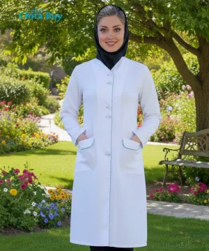 روپوش پزشکی زنانه مدل فرناز