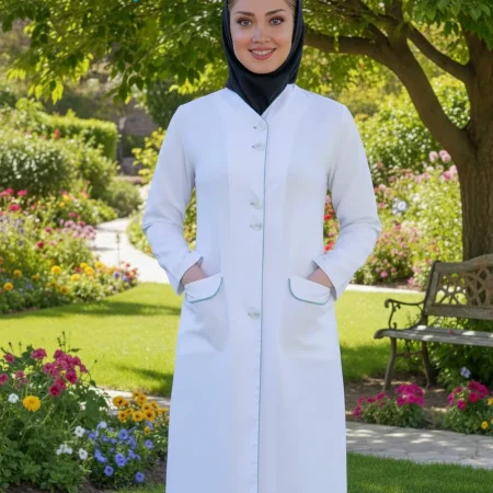 روپوش پزشکی زنانه مدل فرناز