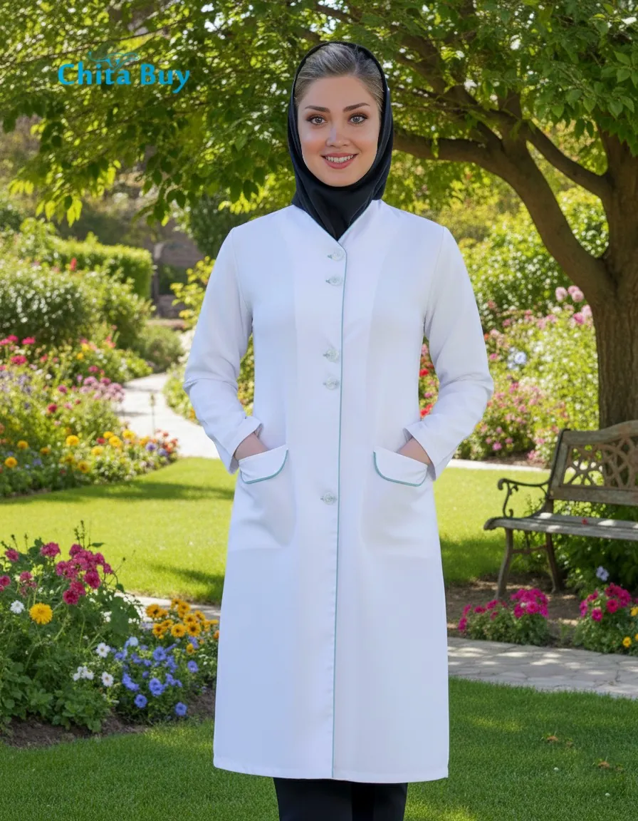 روپوش پزشکی زنانه مدل فرناز