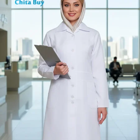 روپوش پزشکی زنانه مدل اسپرت