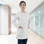 روپوش پزشکی زنانه جلوبسته مدل سحر