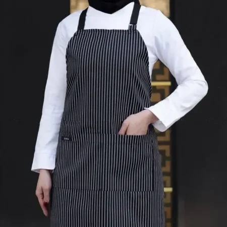 پیش بند قابل تنظیم(بند گردنی دارای سگگ تنظیم می باشد)