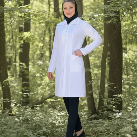 روپوش پزشکی زنانه مدل تینا