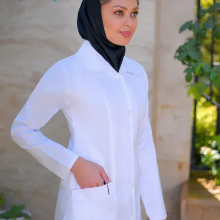 روپوش پزشکی زنانه مدل تینا