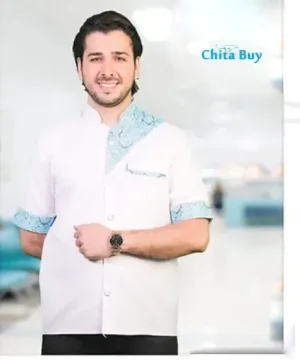 روپوش رستورانی مدل صدرا سفید