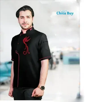 روپوش رستورانی مدل عرشیا مشکی