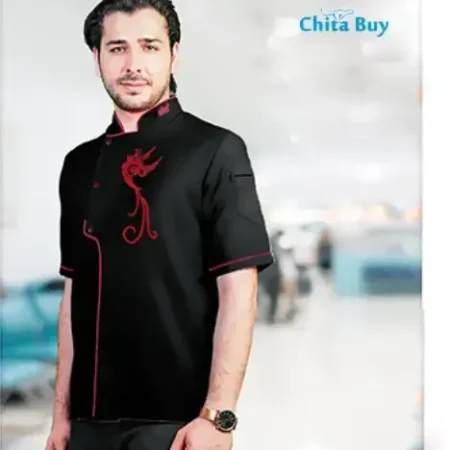 روپوش رستورانی مدل عرشیا مشکی