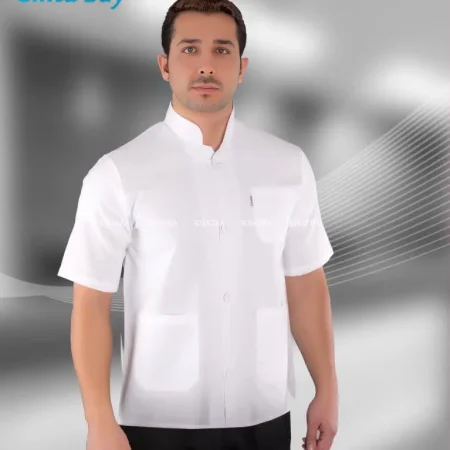 روپوش تترون یقه دیپلمات استین کوتاه