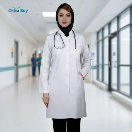 روپوش پزشکی زنانه مدل بیتا