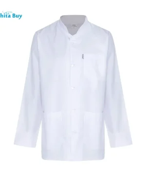 روپوش سفید ساده یقه دیپلمات کجراه