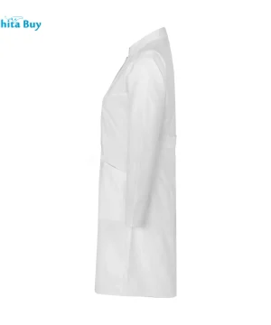 روپوش پزشکی زنانه مدل پارمیدا از بغل