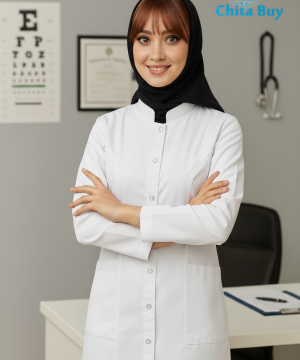 روپوش پزشکی زنانه مدل پارمیدا