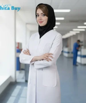 روپوش پزشکی زنانه مدل آوا